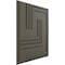 Ekena Millwork 19 5/8in. W x 19 5/8in. H Geometric EnduraWall Decorative 3D Wall Panel Covers 2.67 Sq. Ft. WP20X20GMISG - alternate 3
